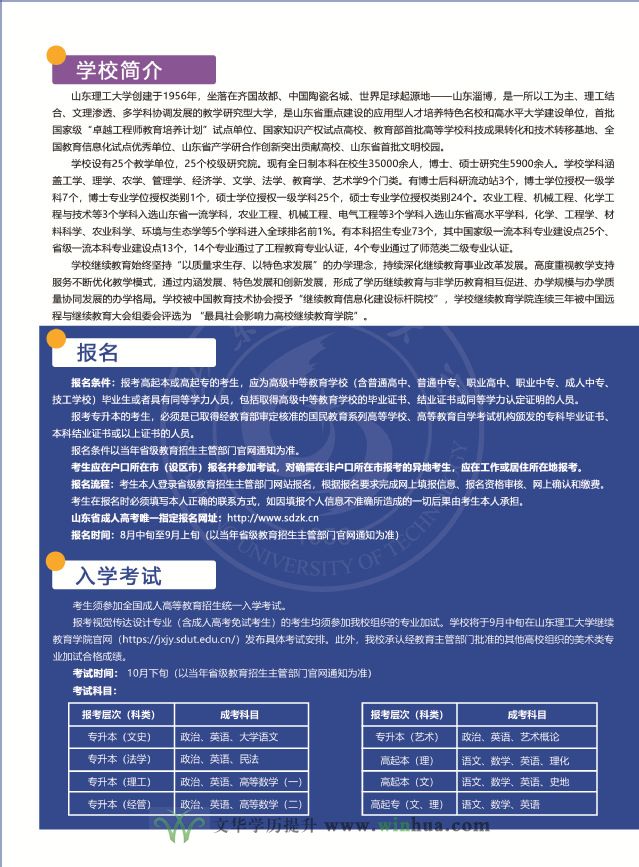 山东理工大学2025年高等学历继续教育招生简章(图2)